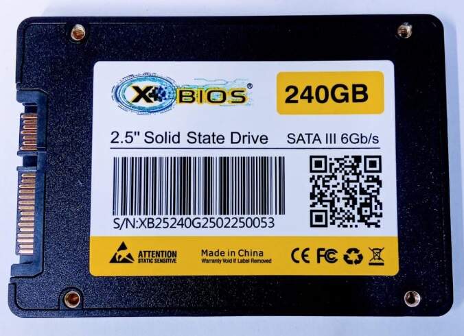 SSD 120 Gb X BIOS 2.5